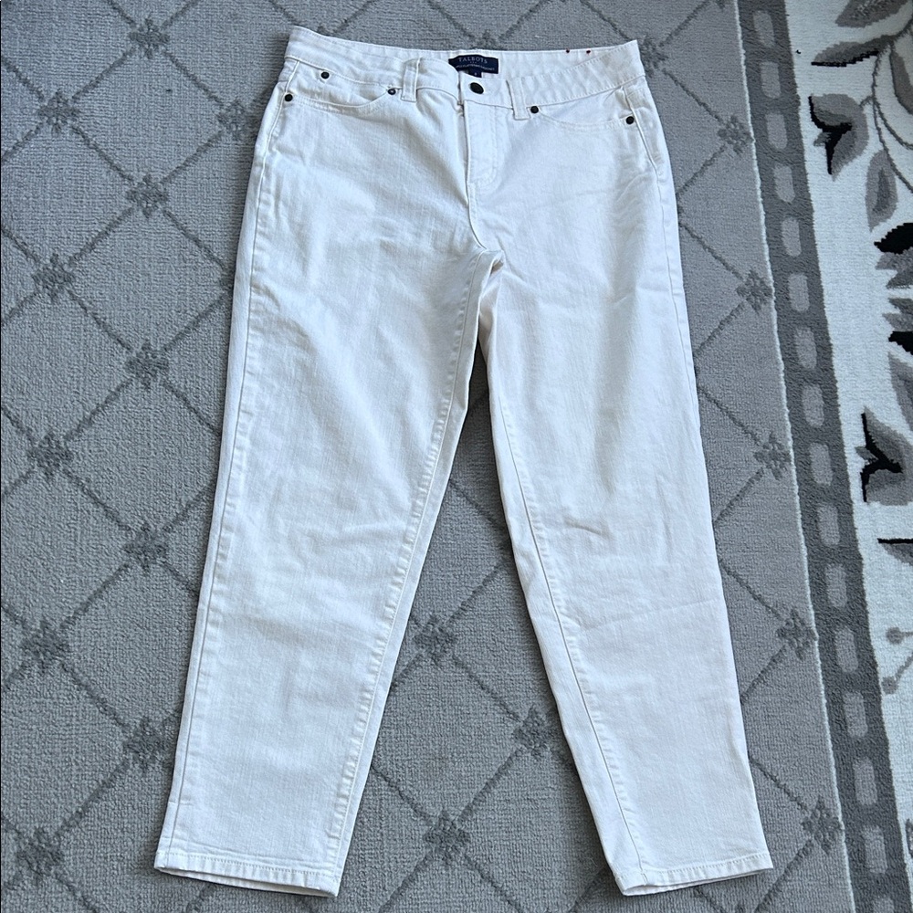 Talbots Off-White Simply Flattering 5-Pocket Denim Jeans